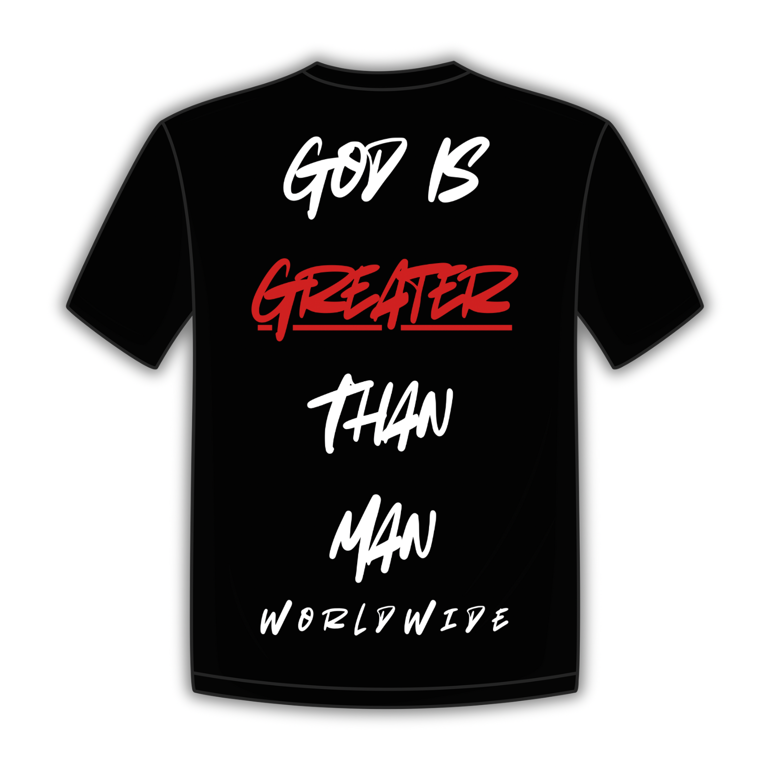 GIGTM Black Tee (Passion Red)