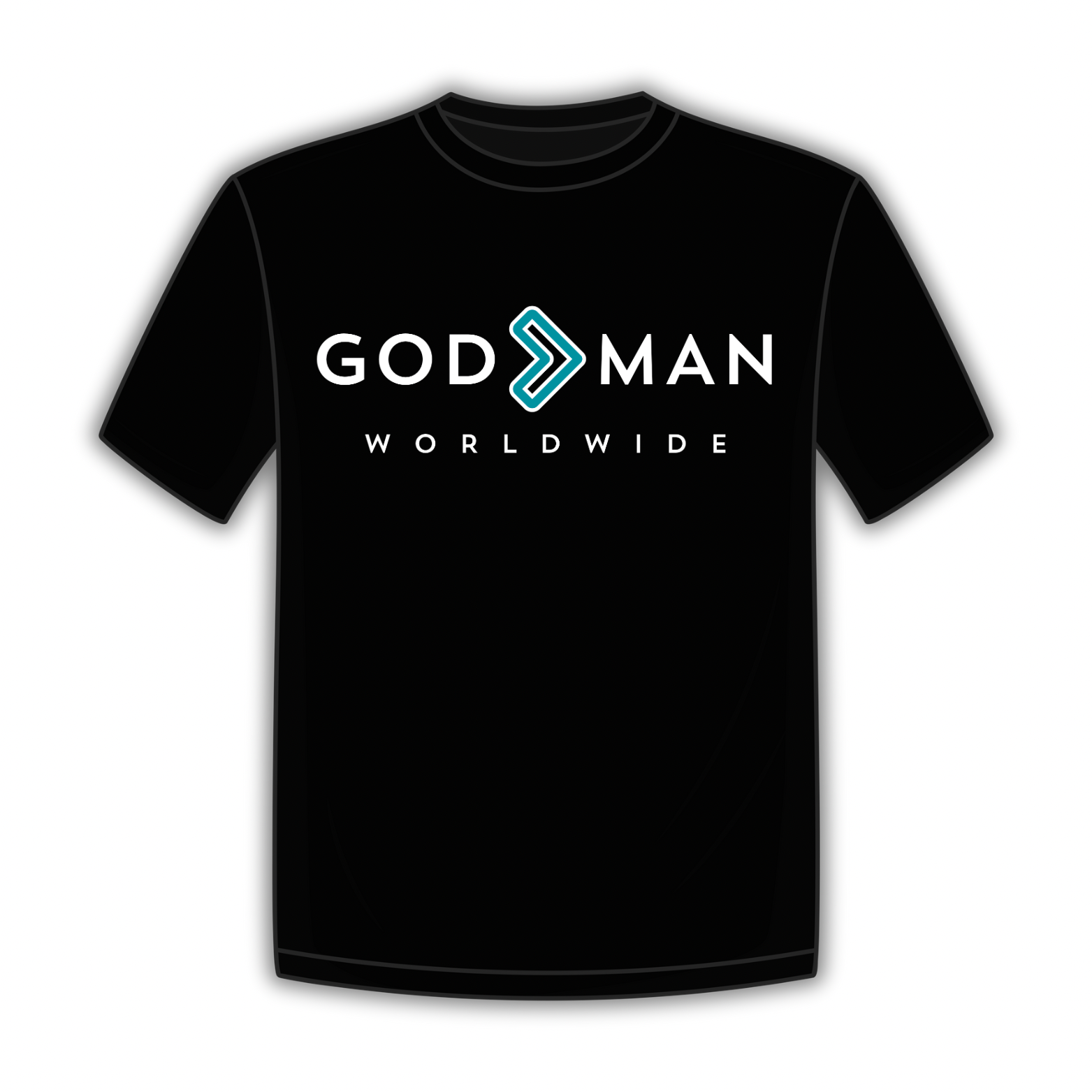 GIGTM Black Tee (Tropical Turquoise)