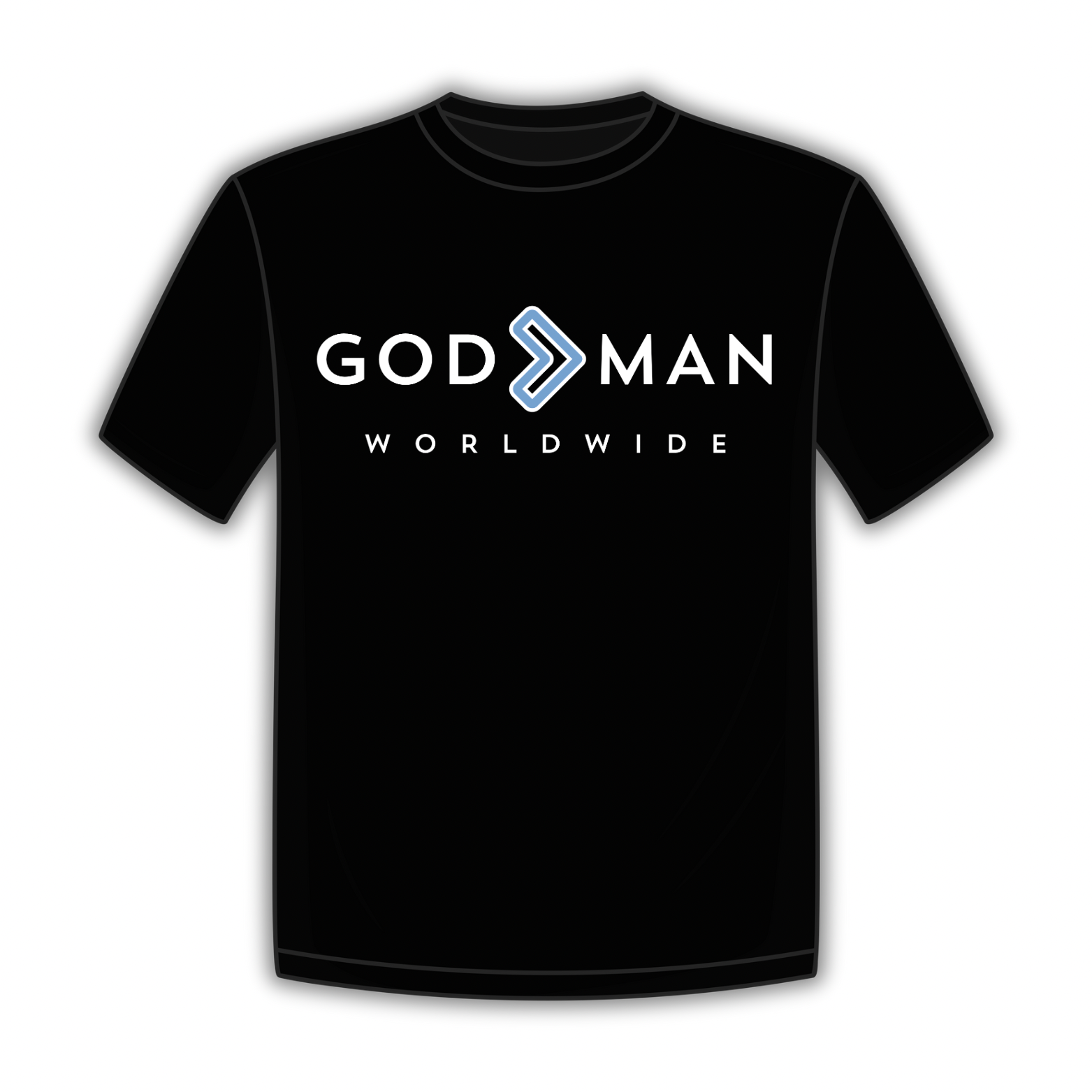 GIGTM Black Tee (Sky Blue)