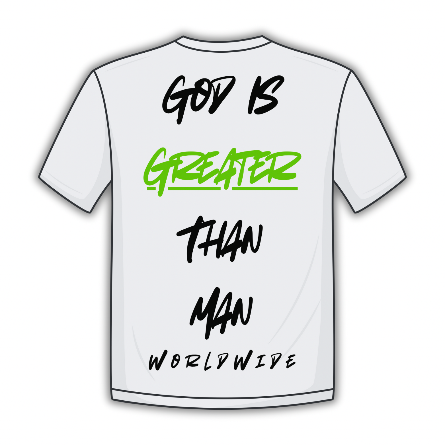 GIGTM White Tee (Eden Green)