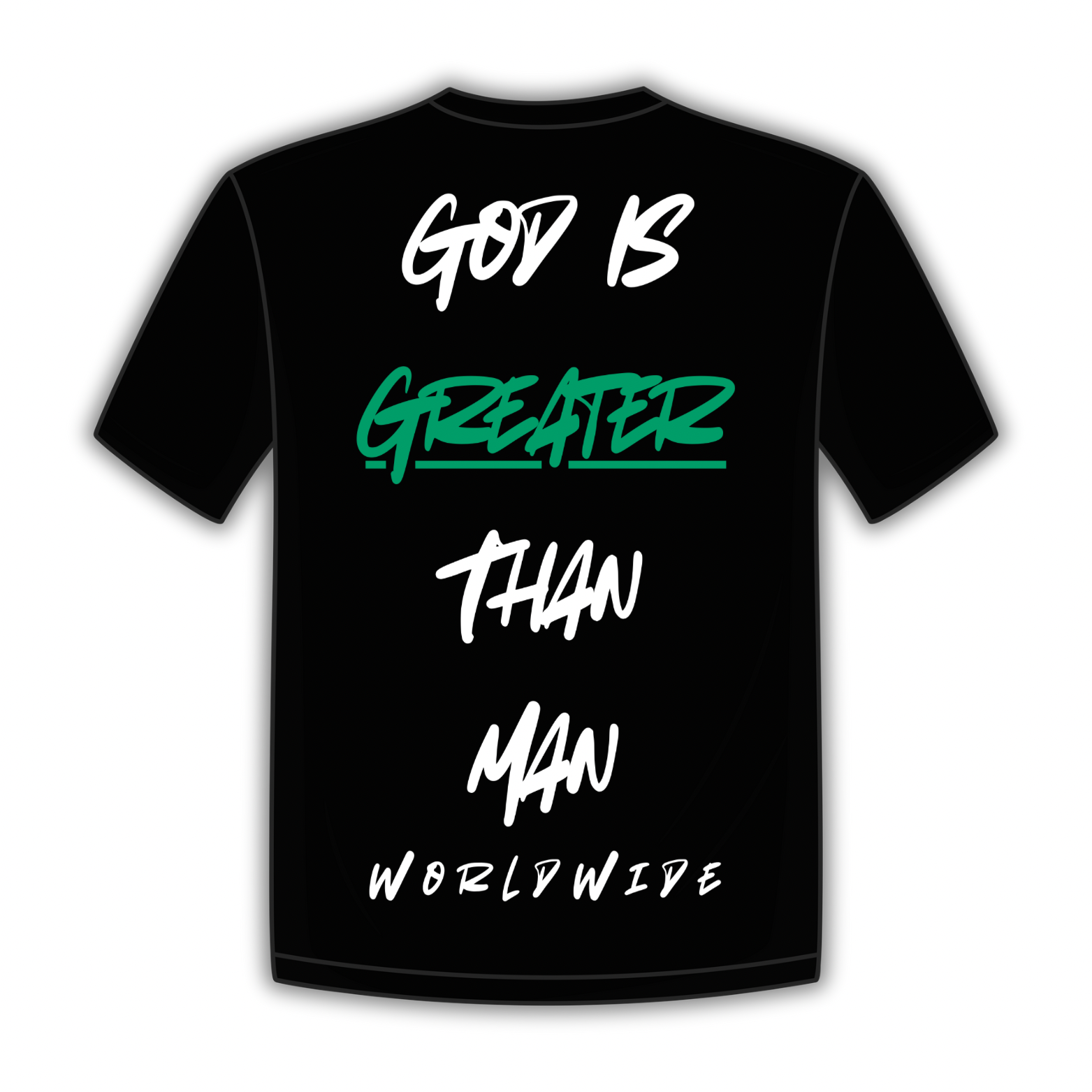 GIGTM Black Tee (Prosperity Green)
