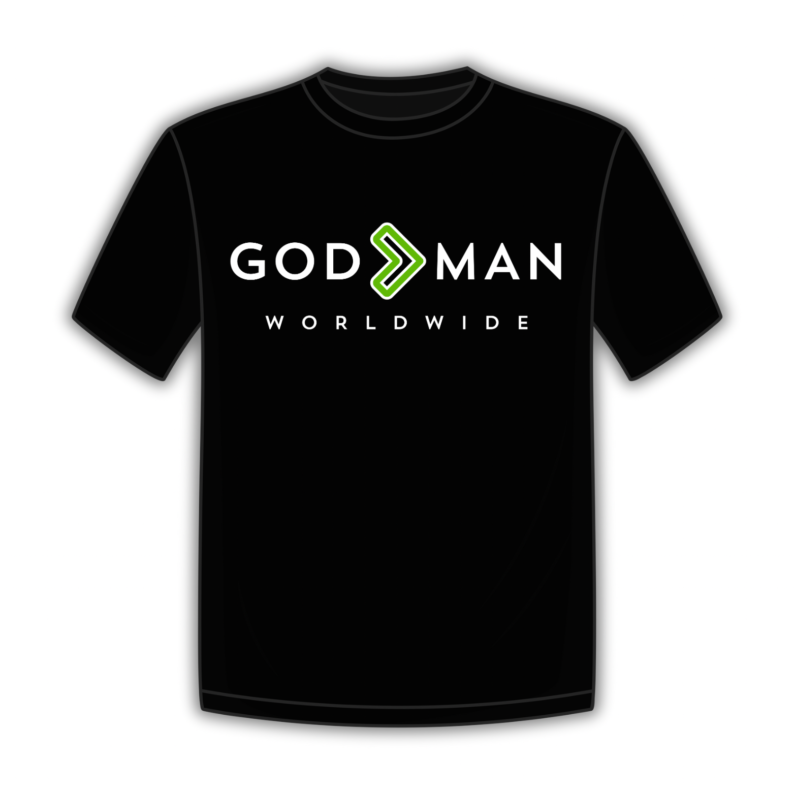 GIGTM Black Tee (Eden Green)