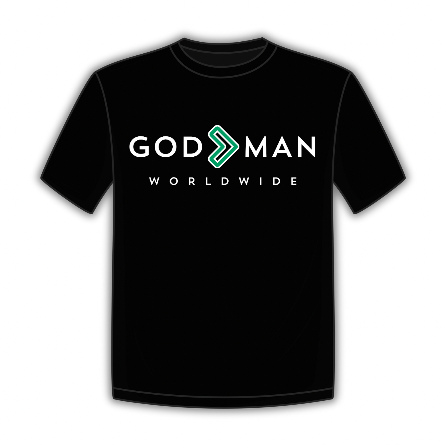 GIGTM Black Tee (Prosperity Green)