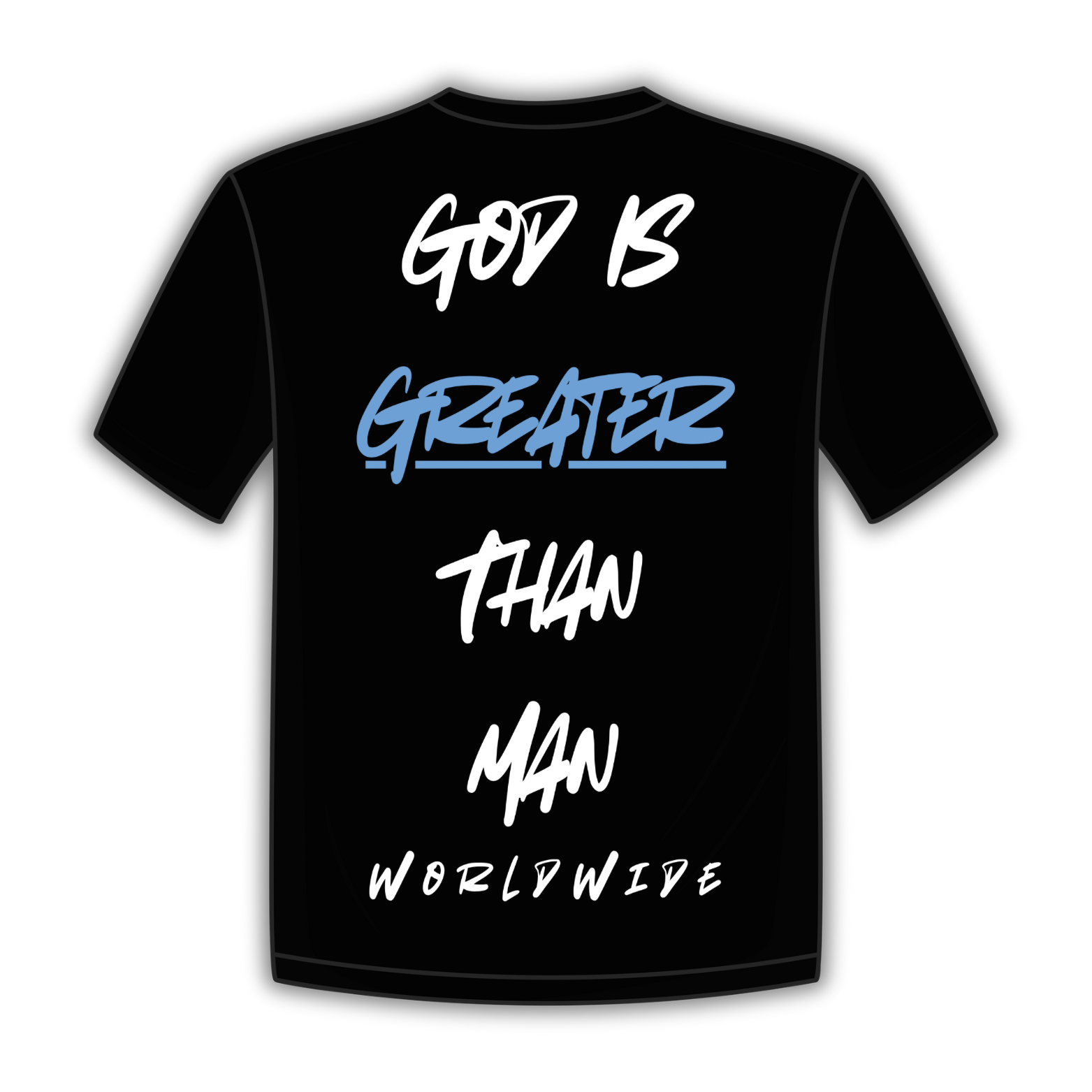 GIGTM Black Tee (Sky Blue)
