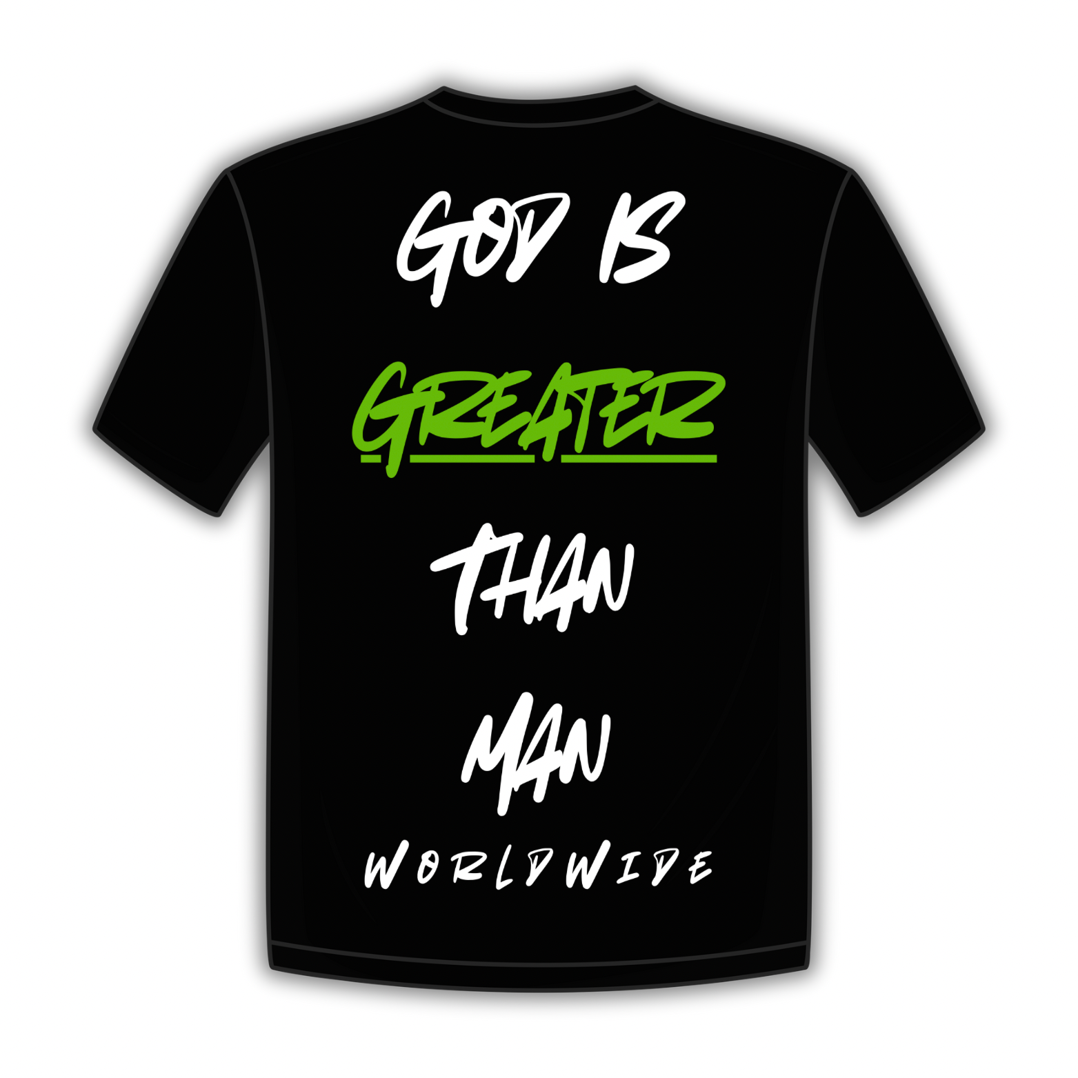 GIGTM Black Tee (Eden Green)